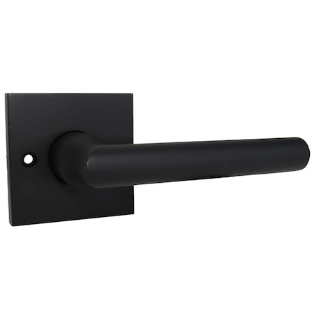 Baldwin Half Dummy Tube Lever and Contemporary 5in Rose Satin Black Finish HDTUBCFR190