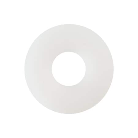 Auveco Flat Washer Bolt Size 1/4in O.D.387 - Natural Nylon, 50PK 24063