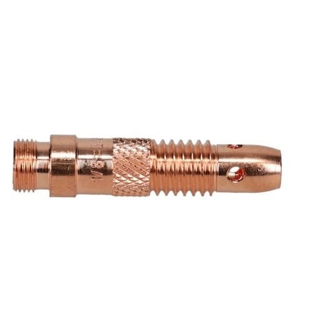 Xtrweld 1/8in Standard Collet Body for 17, 18, 26 Series Torches, 5PK 10N28
