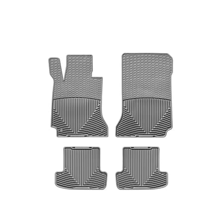 Weathertech Grey, Front and Rear All Weather Floor Mats MB W204C G