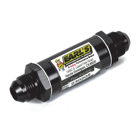 Earls AT230206ERL -6 AN Ano-Tuff Fuel Filter with 85 Micron Screen Element EARAT230206ERL