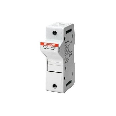 Ferraz Shawmut 4.49in x 1.28in x 3.15in, 600 VAC/VDC, 30 A, 14 to 2 AWG, 1-Pole, Polyamide Body, DIN Rail US3J1I