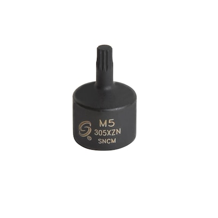 Sunex 3/8 in Drive M5 Stubby Triple Square Impact Socket 305XZN