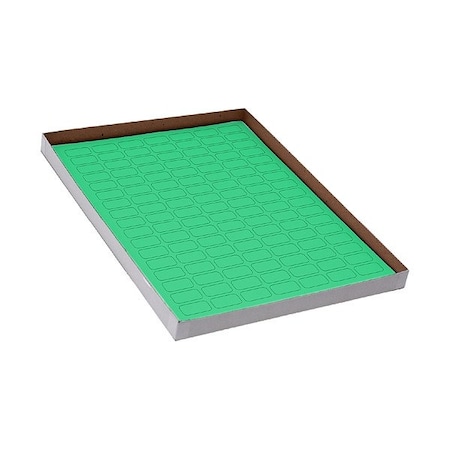 Zoro Select Cyro Label, Green, Polypropylene, PK20 GRAING-C118