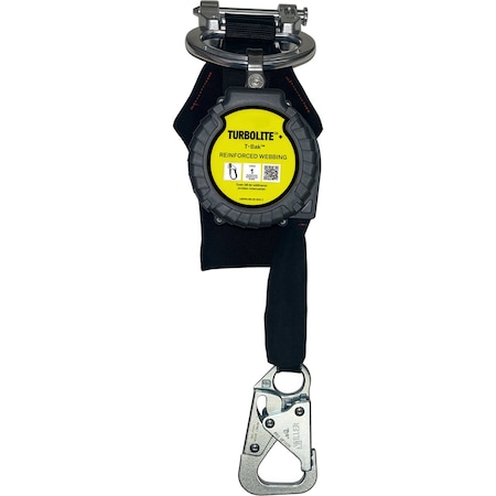 Miller Single Self-Retracting Lifeline, Vectran Webbing, Aluminum Connector, Zinc-plated Steel 5K Snap MTL-OTB1-64/9FT