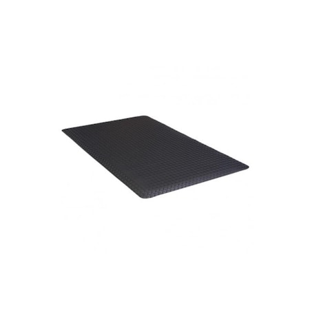 Buymats 4 x 75 ft. Supreme Diamond Foot Mat- Black 39-165-0900-40007500