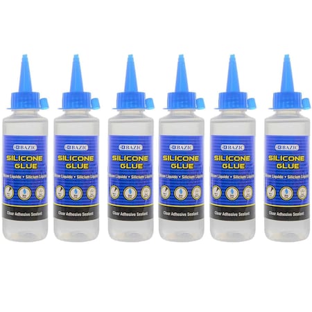 Bazic Products Clear, 100 ml / 3.38 Fl Oz, 6 PK 2030