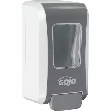 Gojo FMX-20 2000mL Foam Soap Dispenser, Push-Style, White/Gray 5270-06