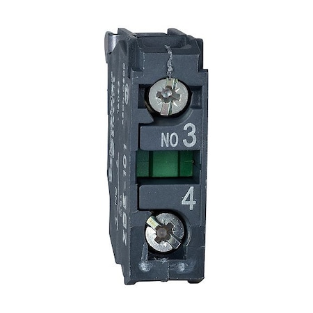 Schneider Electric Contact Blocks, Black, 22 mm Connection ZBE101TQ