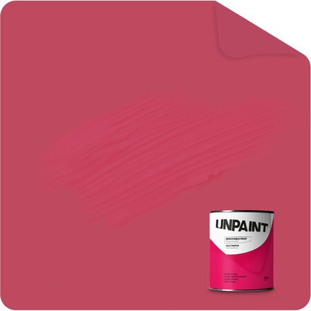 Unpaint Removable paint Interior Matte Red Purple Ruby Quart OH-87EA-YGCA