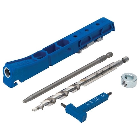 Kreg Pocket Hole Jig, 1/2 to 1-1/2 in Clamping, 1-Guide Hole KPHJ310