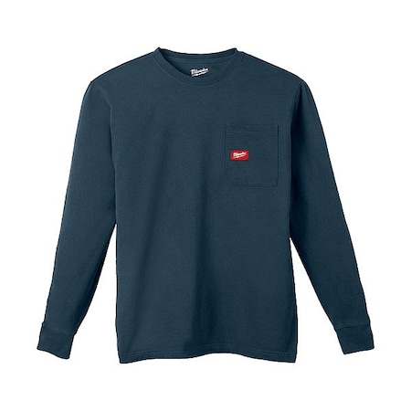Milwaukee Tool Work Shirt, XL, Blue, Men's 606BL-XL