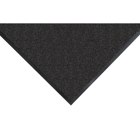 M A Matting MicroLuxx Mat, Blue/Black 2' x 3', Smooth Backing 12017123150