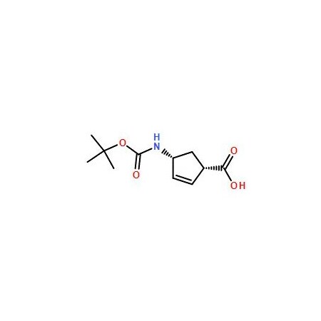 Ak Scientific (-)-(1S, 4R)-N-boc-4-Aminocyclopent-2-enecarboxylic acid (250mg), CAS 151907-79-8 Y6710-250mg