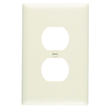 Nextgen TPJ8LACC70 Duplex Jumbo Wall Plate, 1 Gang, Almond NE698544