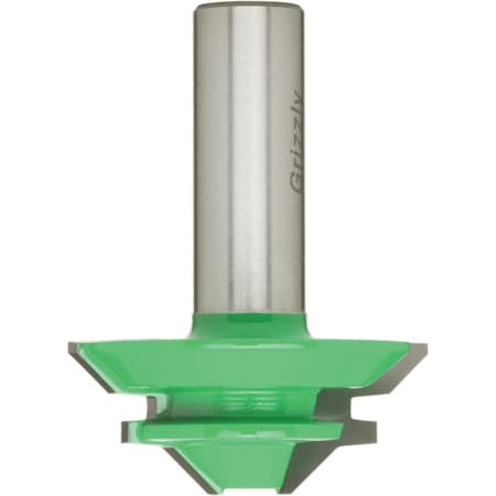 Grizzly Corner Lock Miter Bit, 1/2" Shank, 1-5/8" Cutting Diameter C1712