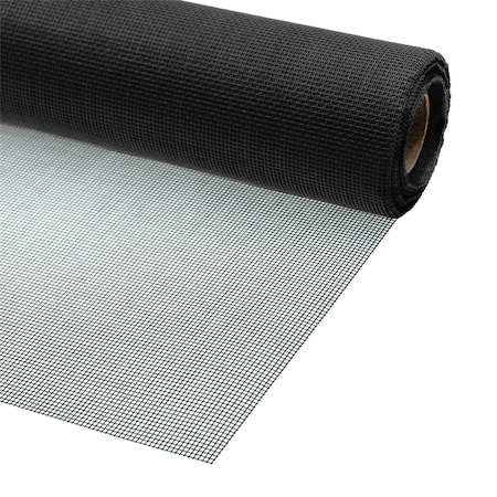 Prime-Line Screen Mesh Roll Standard Duty 72 in. x 25 ft., Black (1 Roll) P 88278