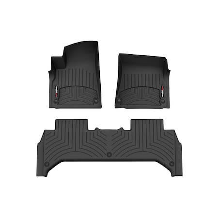 Weathertech Black, Front and Rear Floorliners 441734-1-2