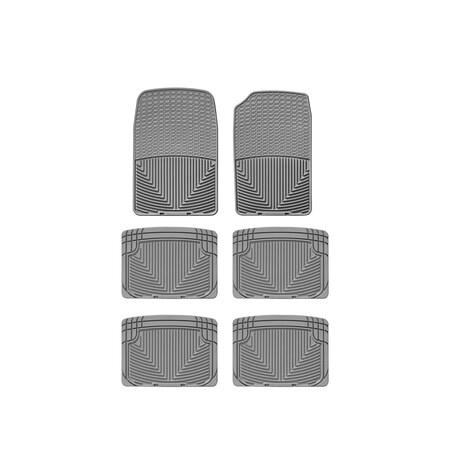 Weathertech Grey, Front, Rear, and Rear All Weather Floor Mats W38GRW20GRW20GR