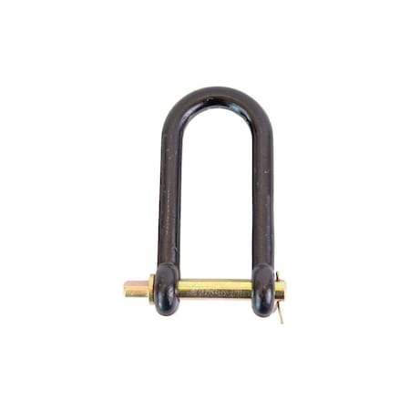 Koch Industries General-Purpose Clevis, 3/4x3/4 in, 10000 lb Working Load, 6-3/16 in L Usable, Powder-Coated Black 4005503/M465
