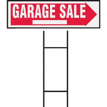 Hy-Ko Corrugated Plastic Sign Garage Sale RS-804