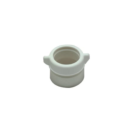 Master Plumber Drain Pipe Adapter, White Plastic, 1.5-In. 453-225
