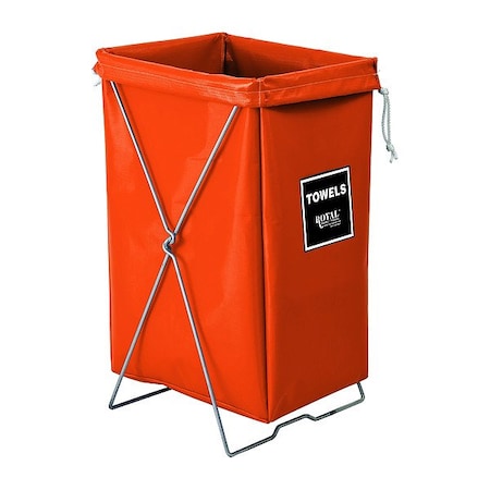 Royal Basket Trucks Hamper, Removable Bag, Orng G00-OOX-THK