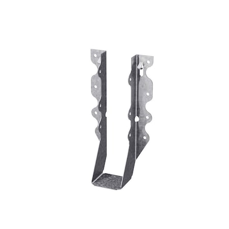 Simpson Strong-Tie LU Joist Hanger, 6-3/8 in H, 1-1/2 in D, 1-9/16 in W, 2 x 8 in, Steel, Galvanized/Zinc LU28