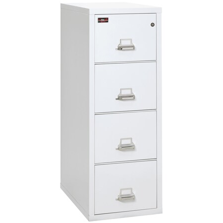 Fireking 4 Drawer, 2 Hr Fire & Impact Rated, Vertical, 32" depth Legal Arctic White 4-2157-2AW