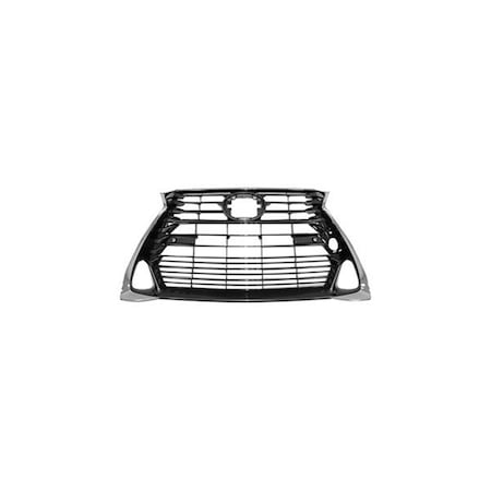 Sherman Parts Grille Assembly without Parking Sensors for 2016-2017 Lexus Gs200T SHELXGS2016-99Q-0