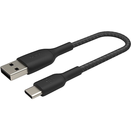 Belkin Boost Up Charge Usb A To Usb C Braided Cable 3ft, Black CAB002BT1MBK