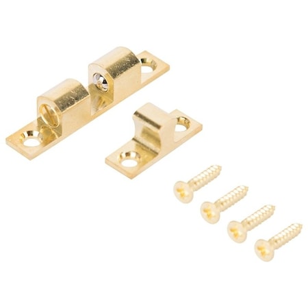 Prosource Double Ball Catch, Brass, Polished Brass CB-01PB-PS