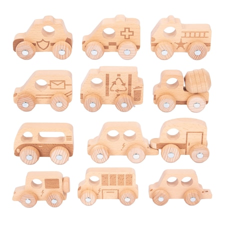 Tickit Natural Wooden Vehicles 73498