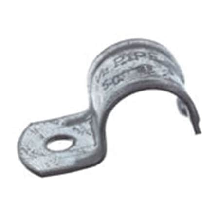 Abb HS 403 1 PIPE STRAP, RGD/IMC, M.IRON, 1 HOLE, 50PK HS-403