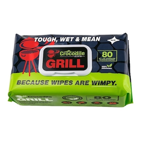 Crocodile Cloth Consumer Grill Cleaning Cloth, 15 in L, 10 in W 6600