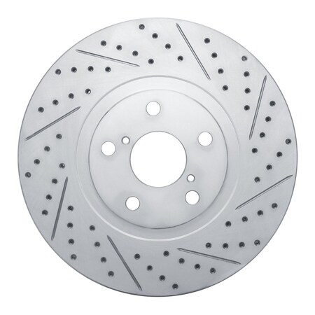 Dynamic Friction Co DFC Geoperformance Rotor - Drilled and Slotted 830-76062D