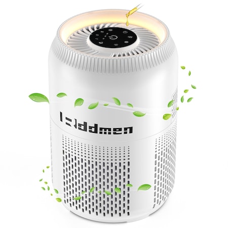 Edendirect 1095 sq. ft. True HEPA H13 Personal Room Air Purifier in White, 99.97% Cleaner, 141 CFM Airflow ZR-APUR-AB