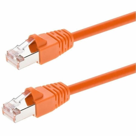 Monoprice Cat6A Ethernet Patch Cable - Snagless RJ45_ 550Mhz_ STP_ Pure Bare Cop 24357