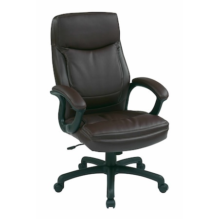 Office Star Office Chair, 46 3/4 in H, Burgundy EC6583-EC4