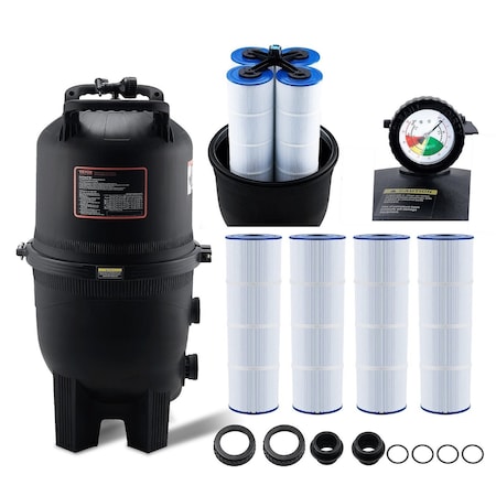 Vevor Pool Cartridge Filter In/Above Ground Swimming Pool Filtration 325Sq.Ft GL320
