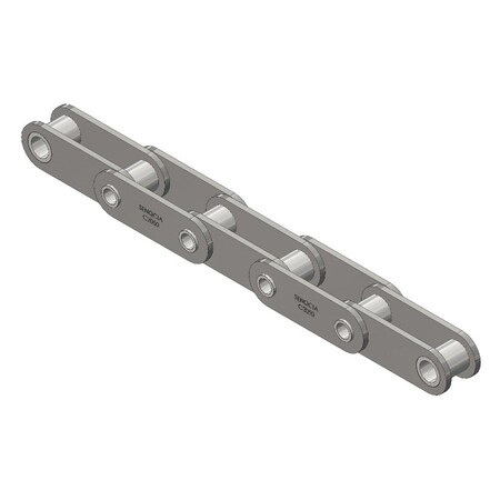 Senqcia SBR Hollow Pin Chain 1.25P 10ft CS C2050HPRB