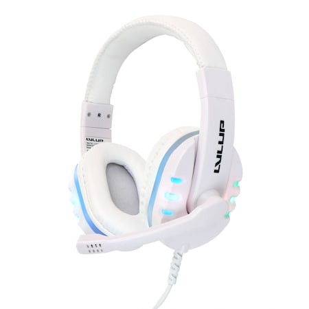 Vivitar Level Up RGB Pro Gaming Headset in White LU741-WHT
