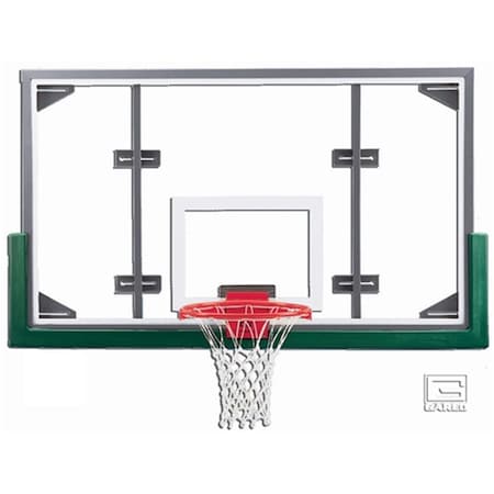 Gared Sports 42 x 72 in. Conversion Glass Backboard with Steel Frame ARG