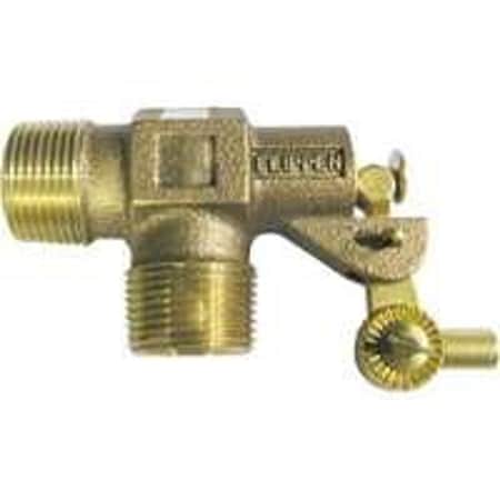 Watts ST1000 Mechanical Float Valve, 1 in, FNPT, 1/4-20 Rod, 1 in L Rod, Bronze Body 0953271