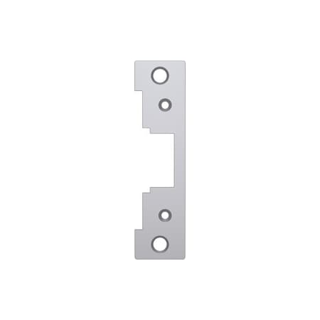 Hanchett Entry Systems Faceplate 4-7/8in x 1-1/4in, Cylindrical Latches, Metal Frame, 7000 Series, Stainless Steel 791-630
