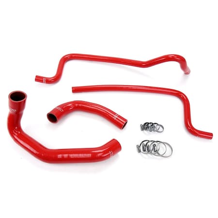 Hps Performance High Temp Reinforced Silicone Radiator and Heater Coolant Hose Kit, Red,  57-1292-RED