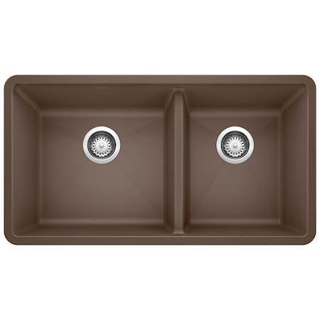 Blanco Precis 1-3/4 Bowl, Cafe Brown 441129