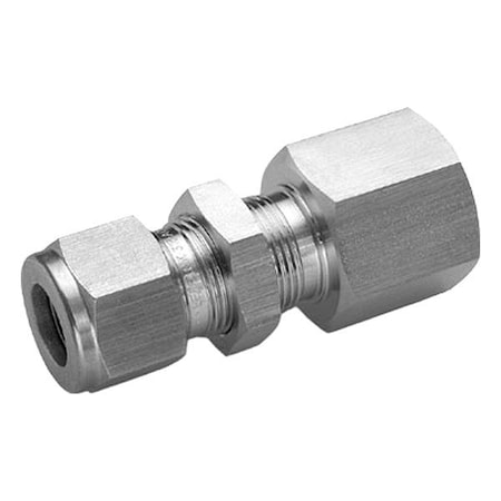 Ham-Let Compression Fitting Adapter, 10,150 psi 774LF SS 1/4 X 1/4