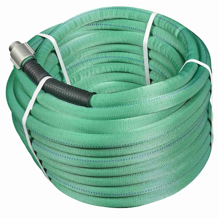 Underhill 1 in ID x 100 ft L Water Hose, PVC Tube, Green H10-100FW