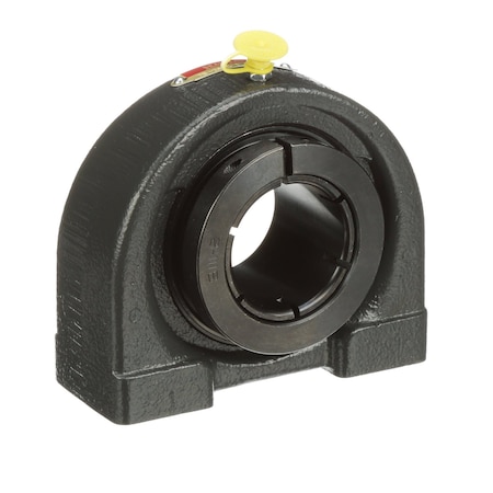 Sealmaster Mounted Cast Iron Tapped Base Pillow Block Ball Bearing - 52100 Bearing Steel, Black Oxided TB-19TC
